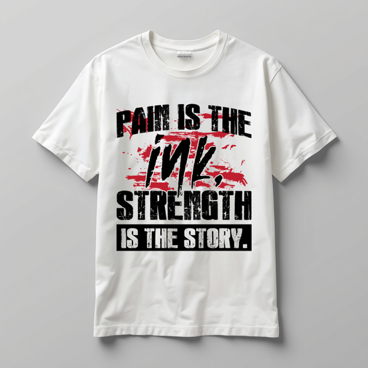 Pain is the ink Strength it the story