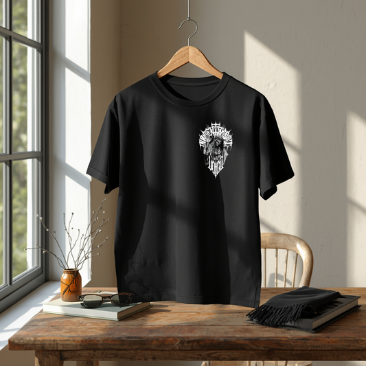 Black Terry Oversized T Shirt