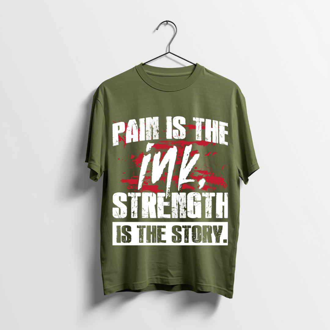 Pain is the ink Strength it the story
