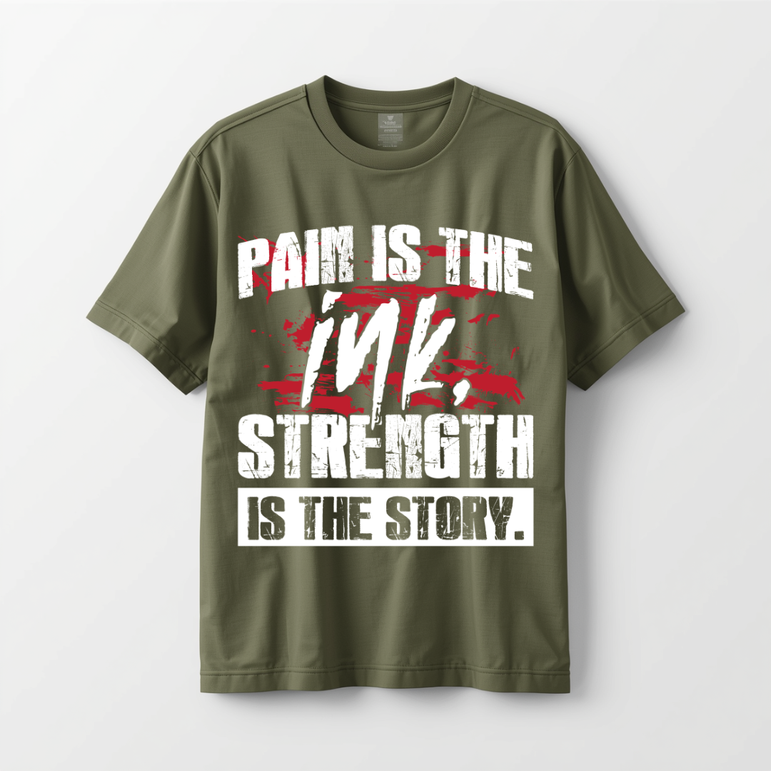 Pain is the ink Strength it the story