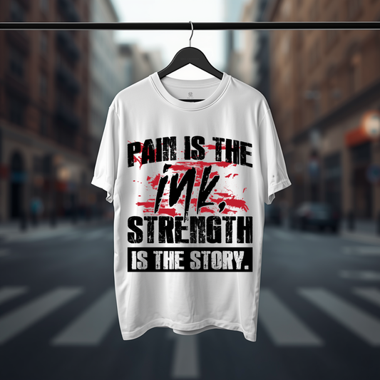 Pain is the ink Strength it the story