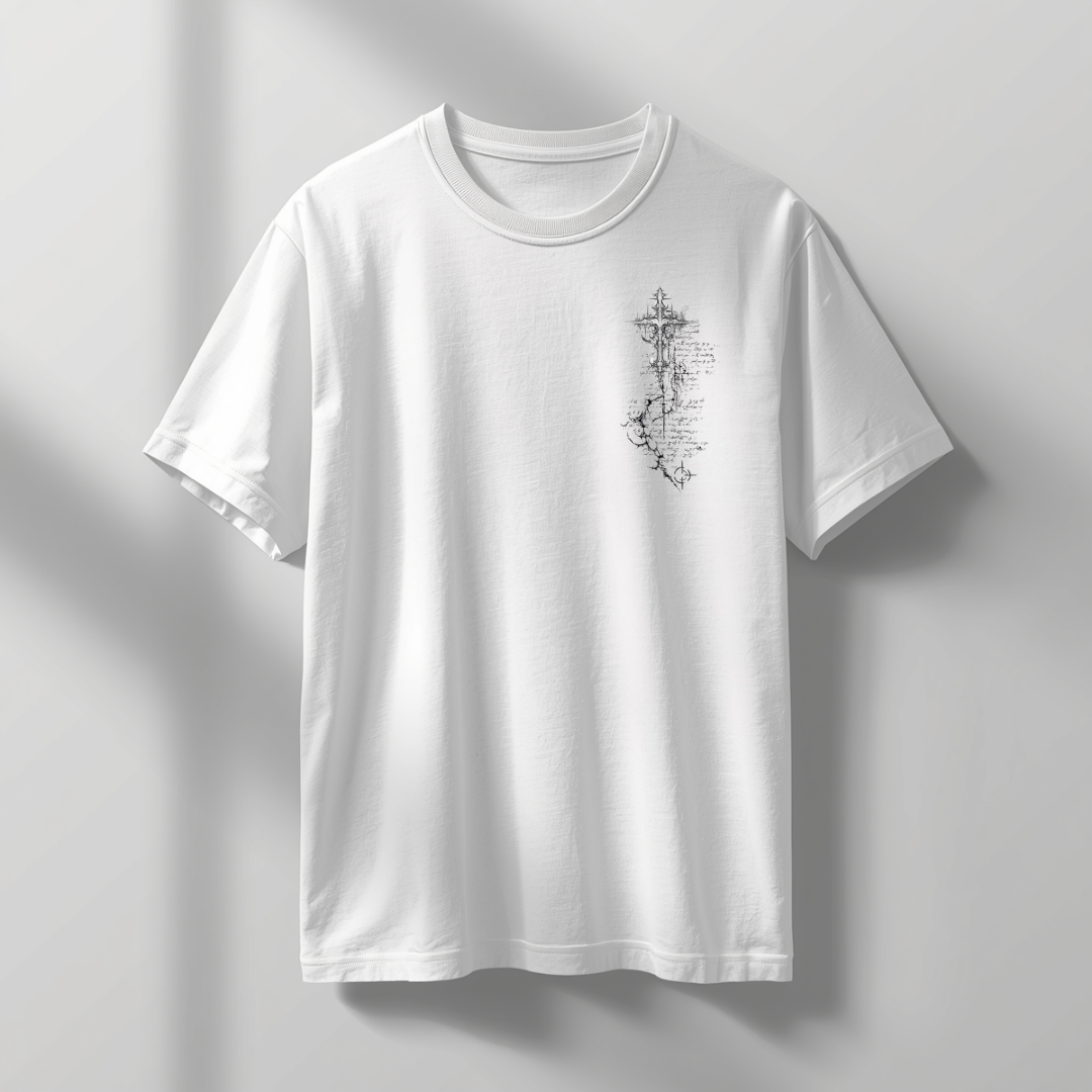 White Terry Oversized T Shirt
