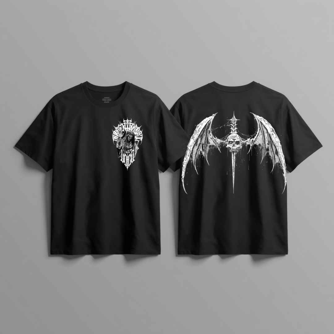 Black Terry Oversized T Shirt