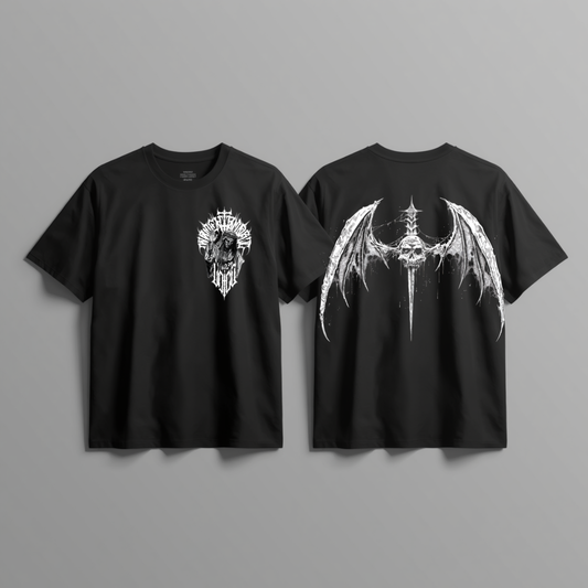 Black Terry Oversized T Shirt